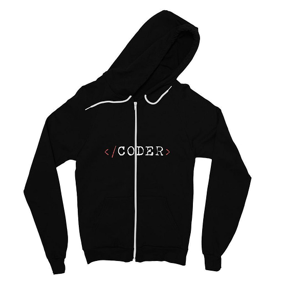 Coder Fine Jersey Zip Hoodie