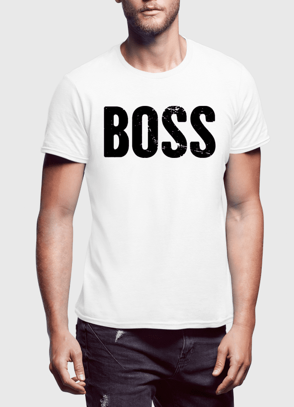 Boss Half Sleeves T-shirt - Image 3